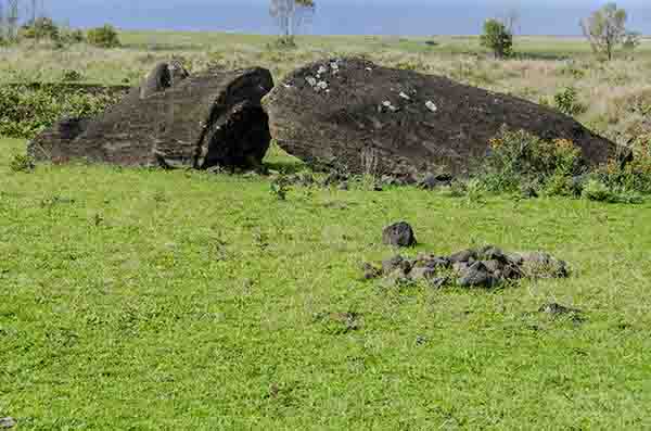 31 - Chile - isla de Rapa Nui o Pascua - Rano Raraku